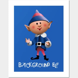Rudolph Background Elf Posters and Art